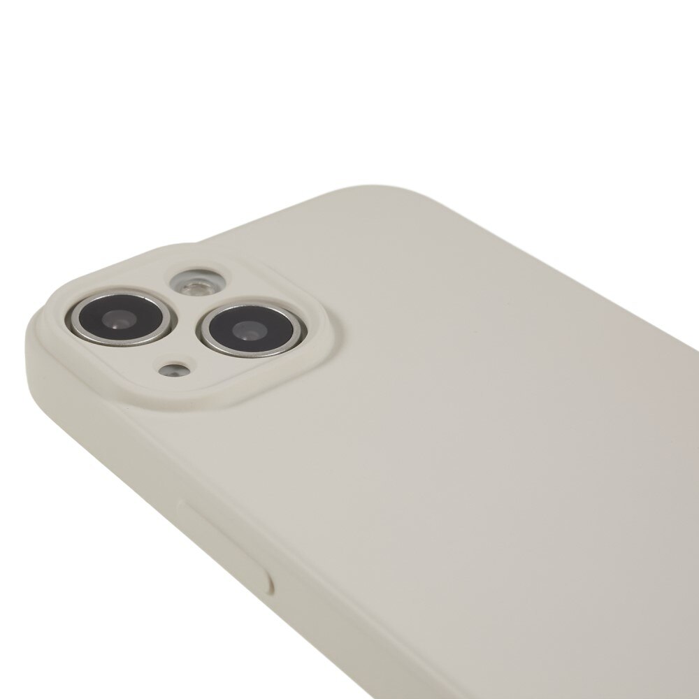 Cover TPU resistente agli urti iPhone 15, beige