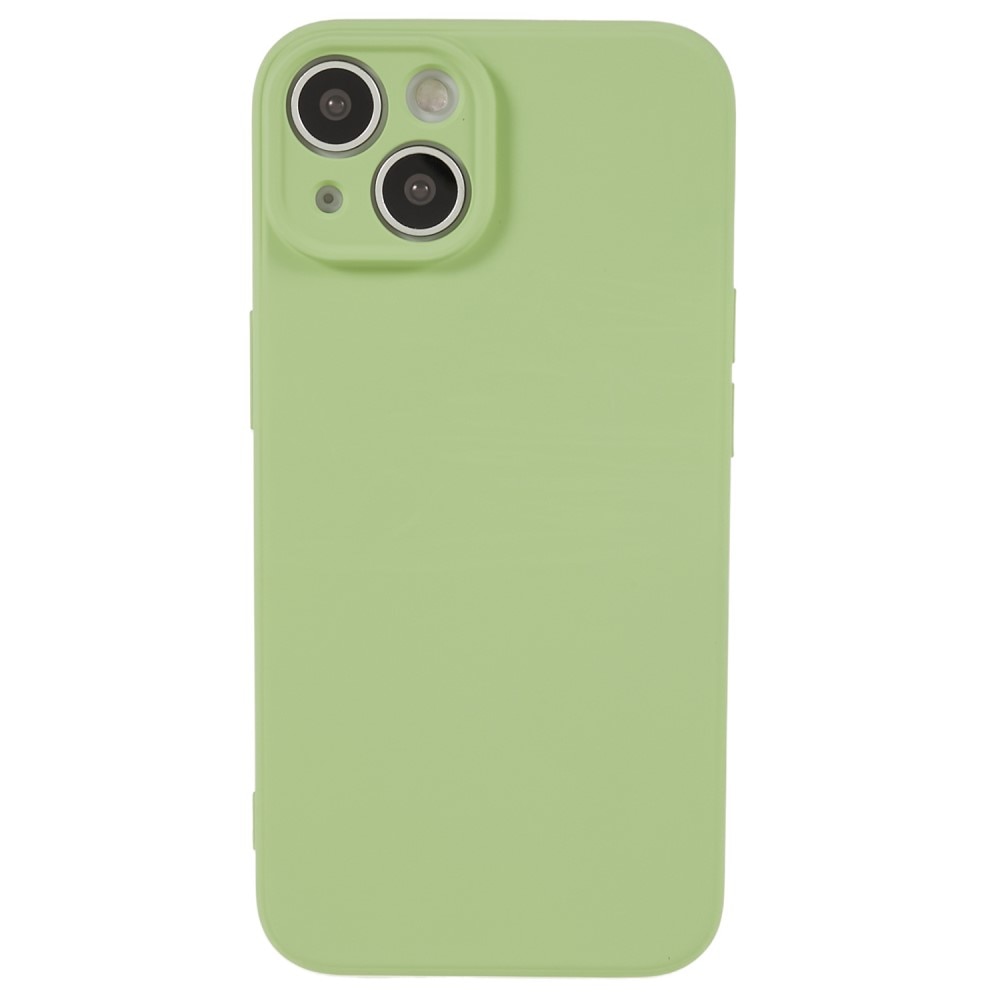 Cover TPU resistente agli urti iPhone 15, verde