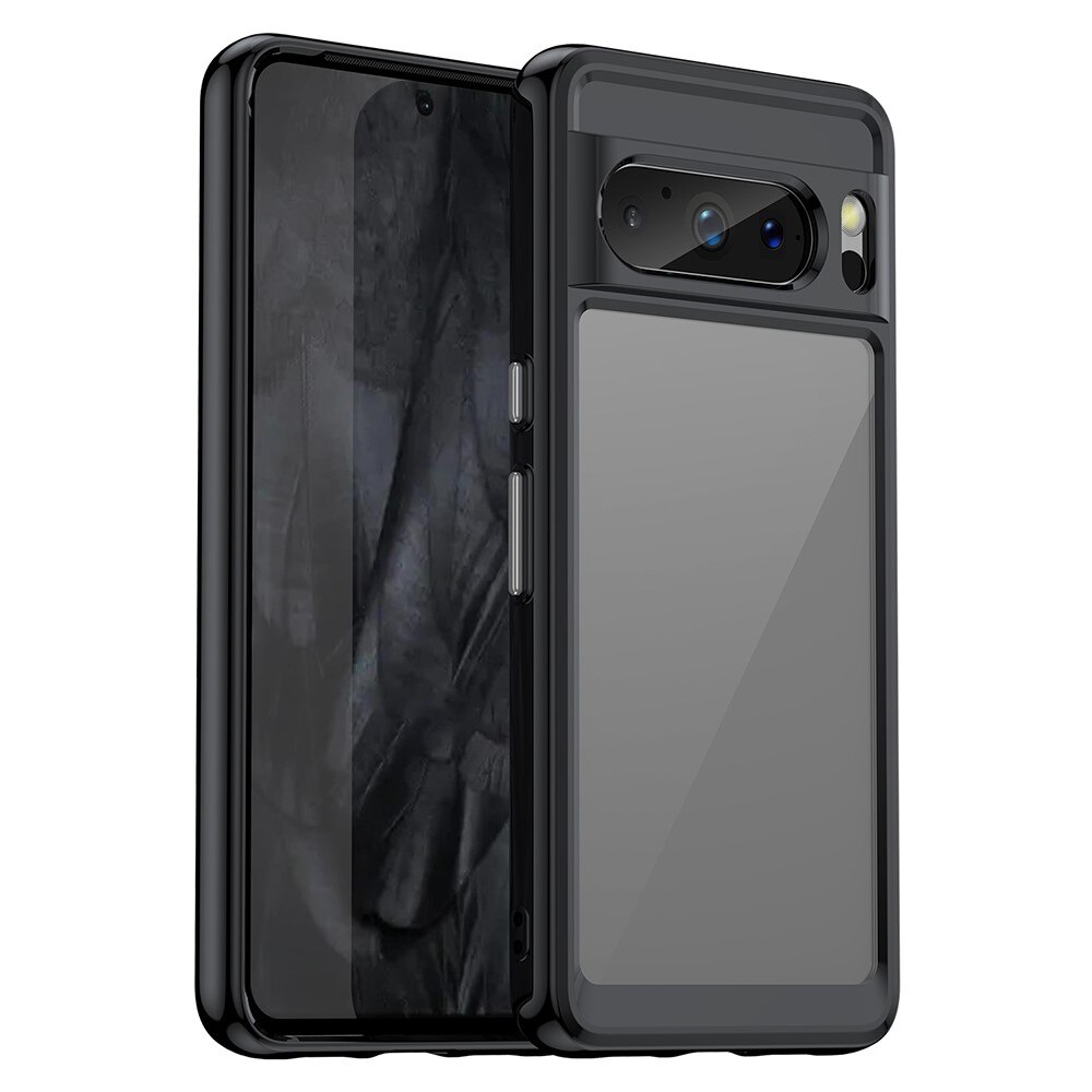 Cover Ibrido Crystal Hybrid Google Pixel 8 Pro nero