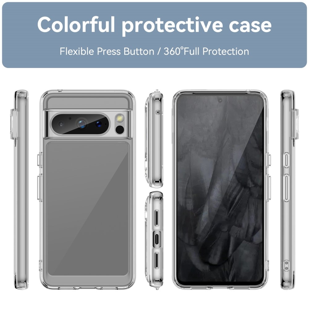 Cover Ibrido Crystal Hybrid Google Pixel 8 Pro trasparente