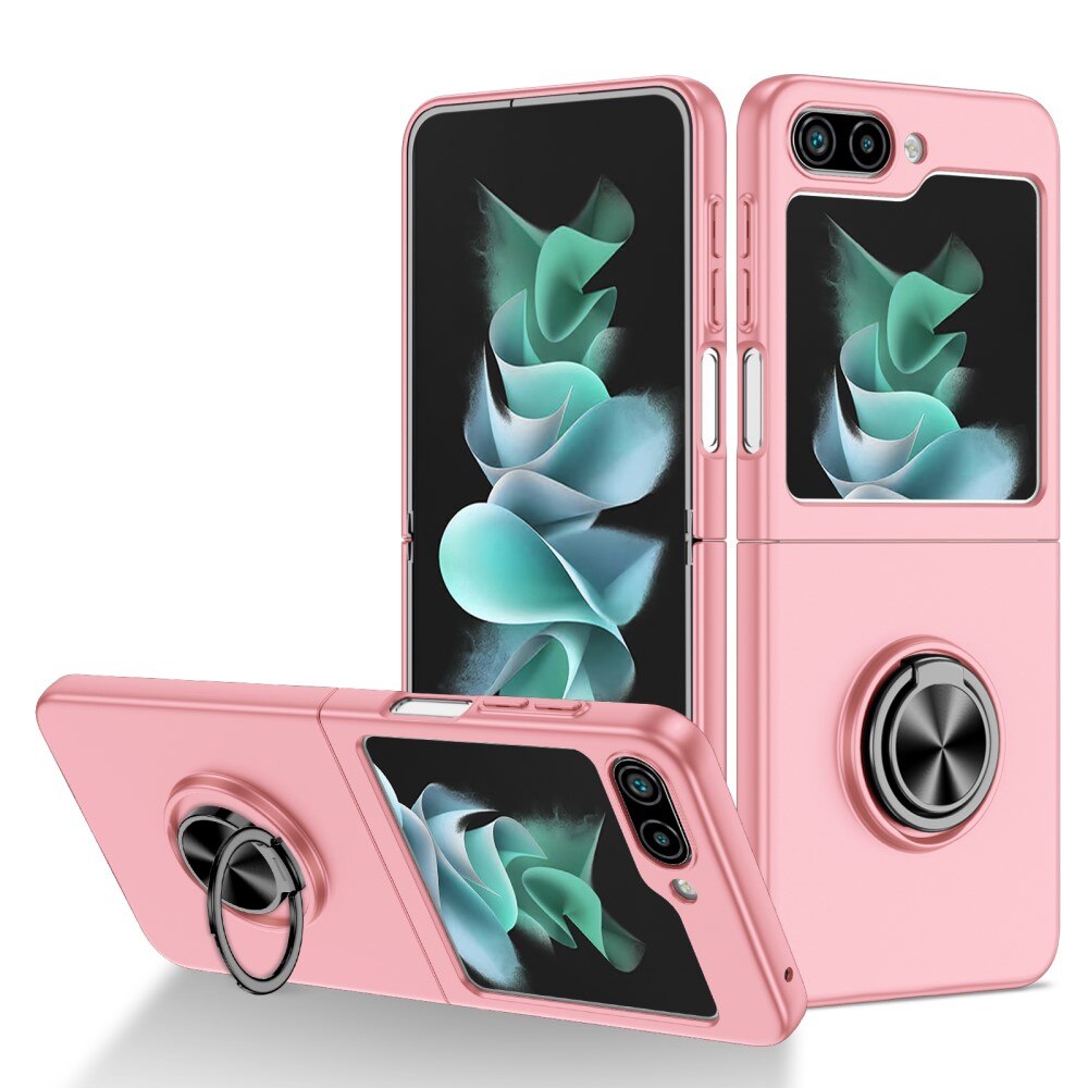 Cover magnetico con porta anelli Samsung Galaxy Z Flip 6 rosa