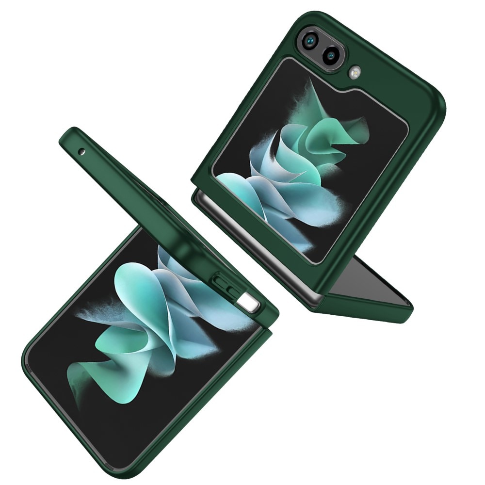 Cover magnetico con porta anelli Samsung Galaxy Z Flip 5 verde
