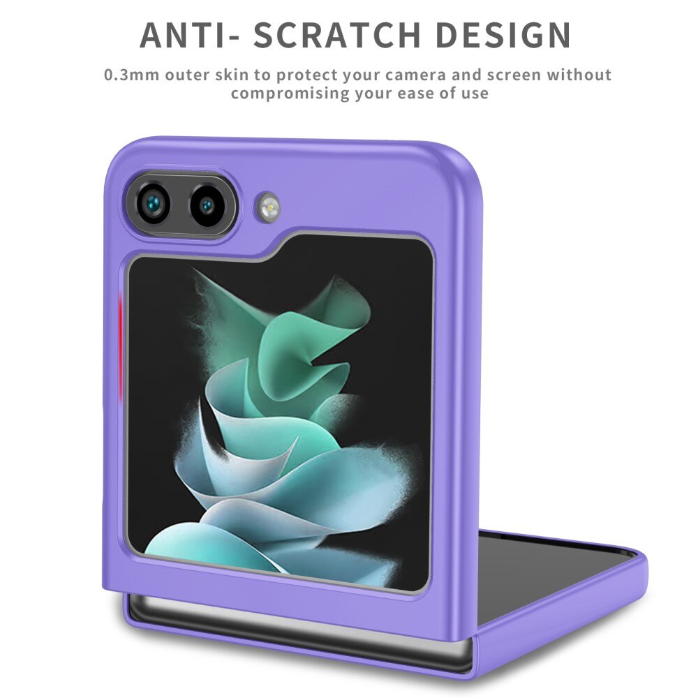 Cover magnetico con porta anelli Samsung Galaxy Z Flip 5 viola