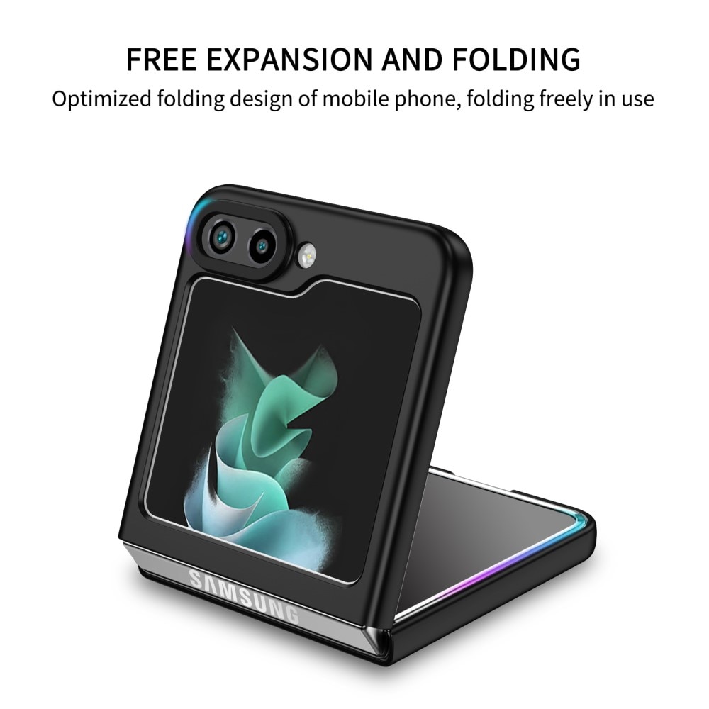 Cover Kickstand Samsung Galaxy Z Flip 5, nero