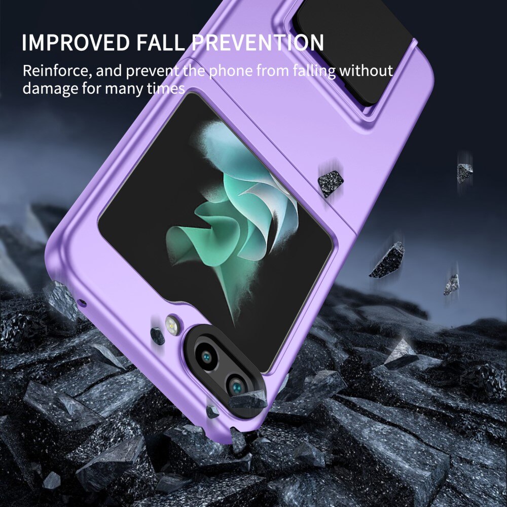 Cover Kickstand Samsung Galaxy Z Flip 5, viola