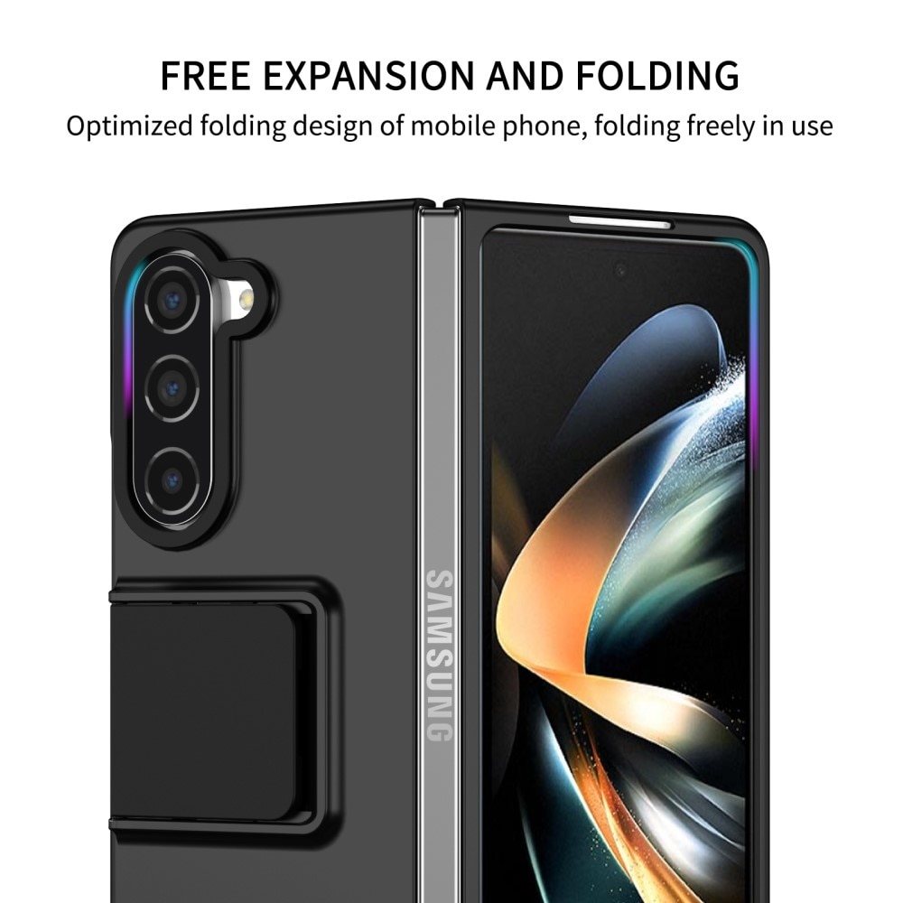 Cover Kickstand Samsung Galaxy Z Fold 5, nero