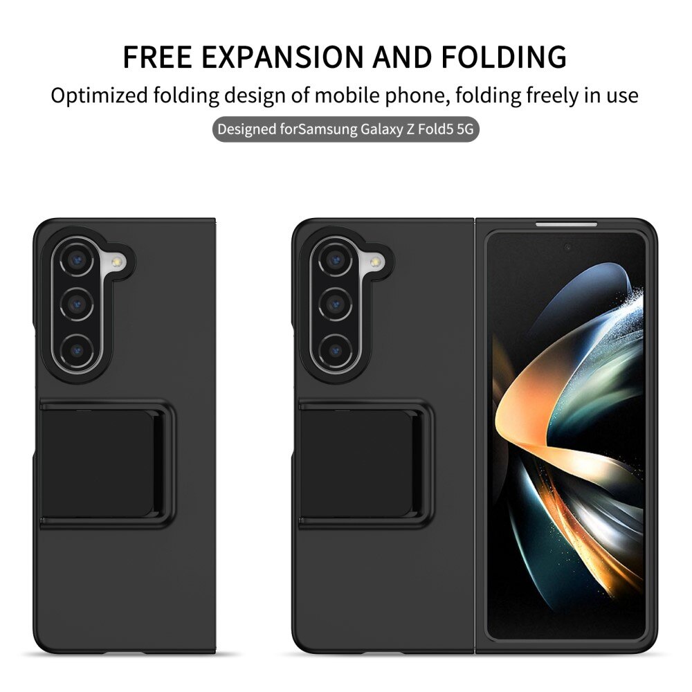 Cover Kickstand Samsung Galaxy Z Fold 5, nero