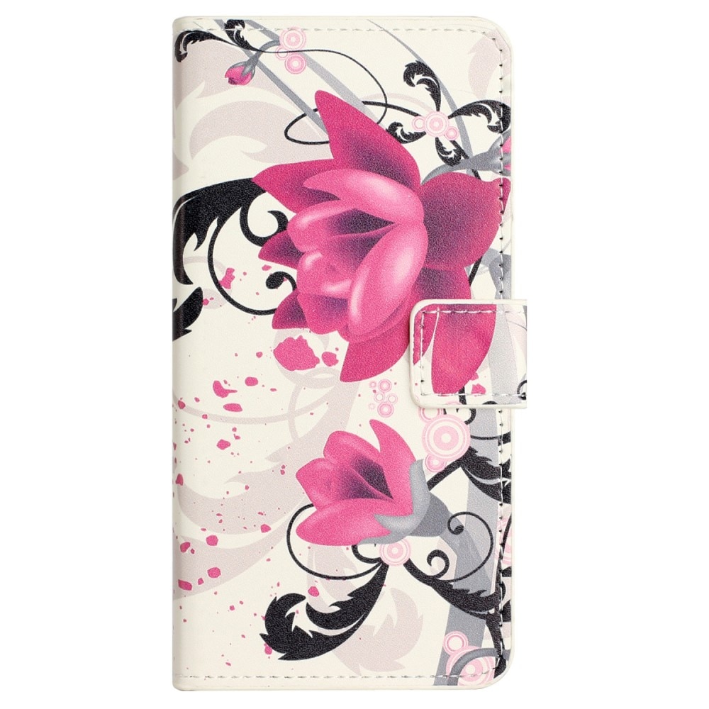 Custodie a portafoglio Samsung Galaxy S23 FE Flowers