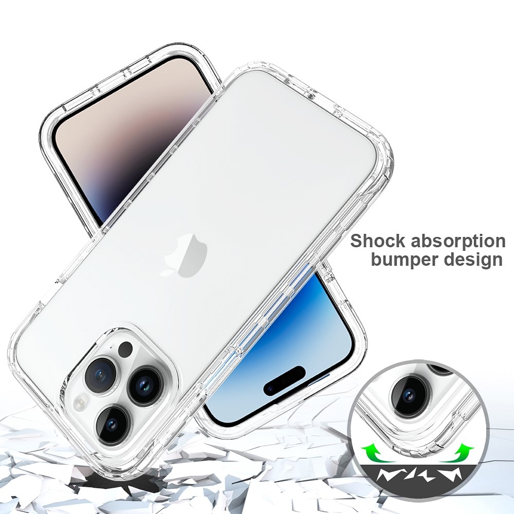 Cover Full Protection iPhone 15 Pro Max trasparente