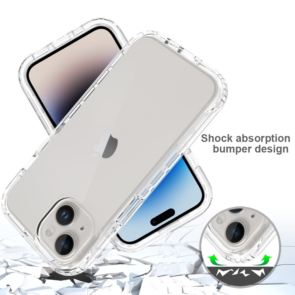 Cover Full Protection iPhone 15 trasparente