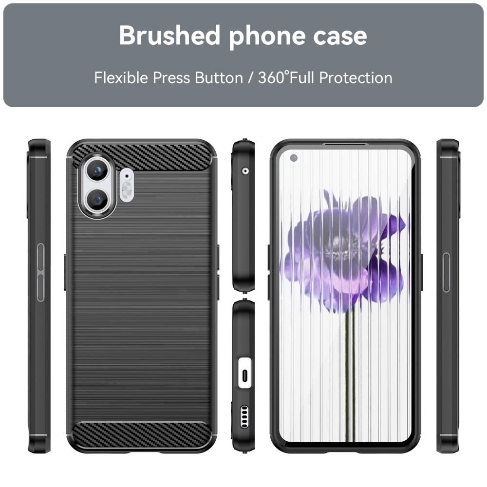 Cover TPU Brushed Nothing Phone 2 Black