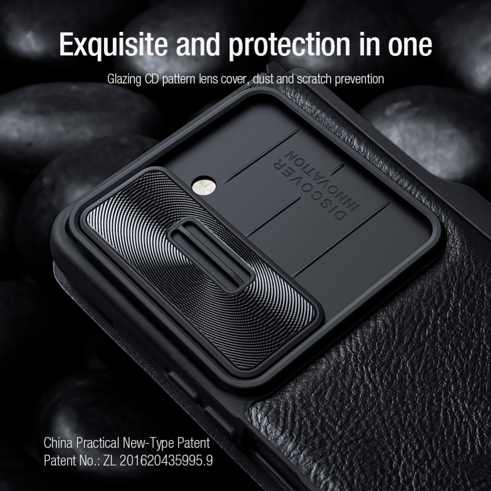 Qin Pro CamShield with Pen slot Samsung Galaxy Z Fold 5 Black