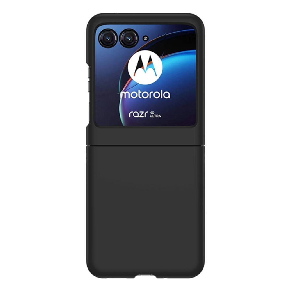 Cover dura con protezione per lo schermo integrata Motorola Razr 40 Ultra nero