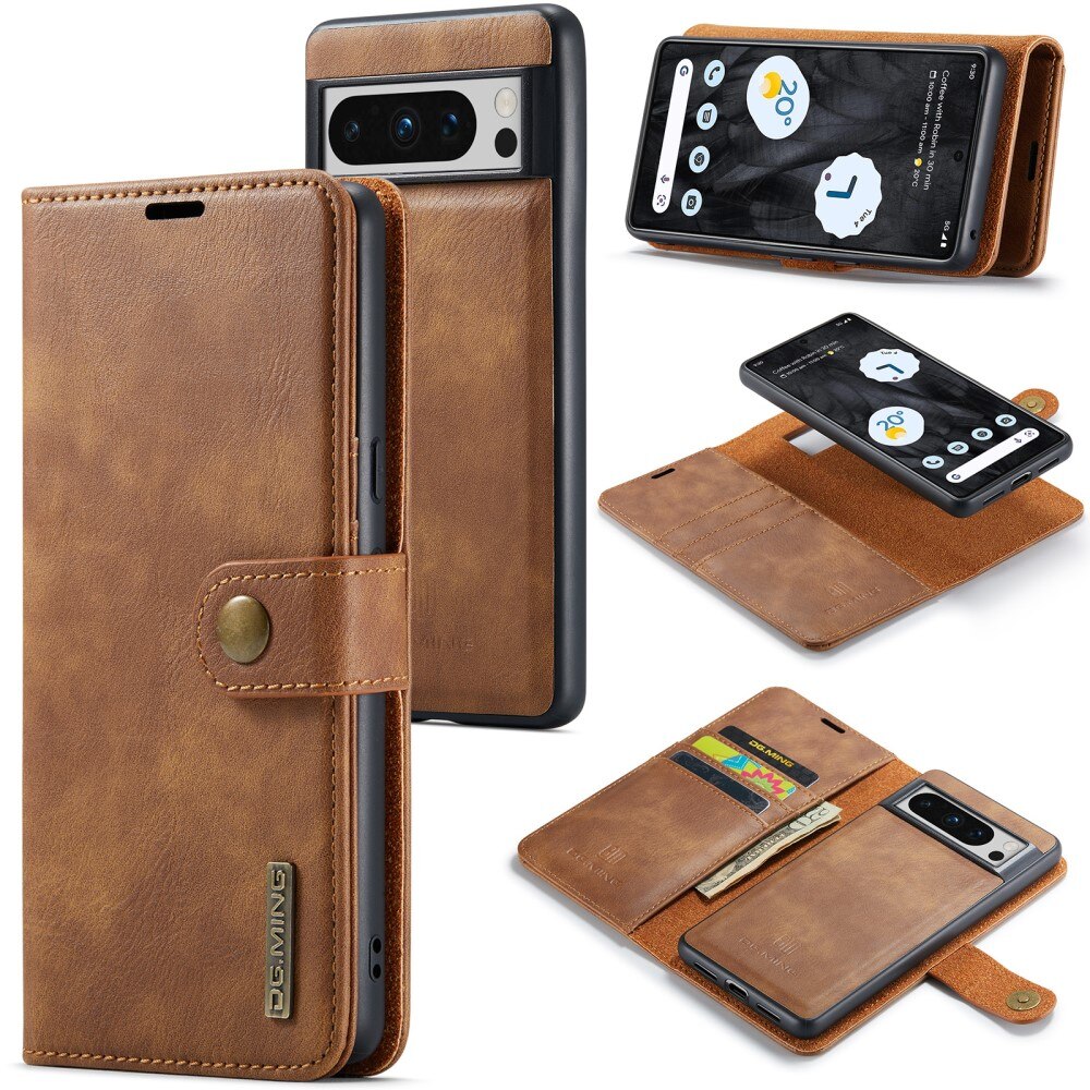 Cover portafoglio Magnet Wallet Google Pixel 8a Cognac