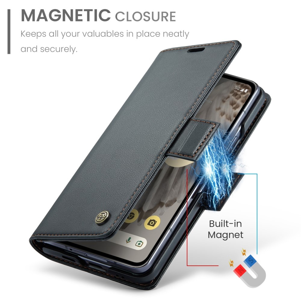 Custodie a portafoglio sottili anti-RFID Google Pixel Fold nero
