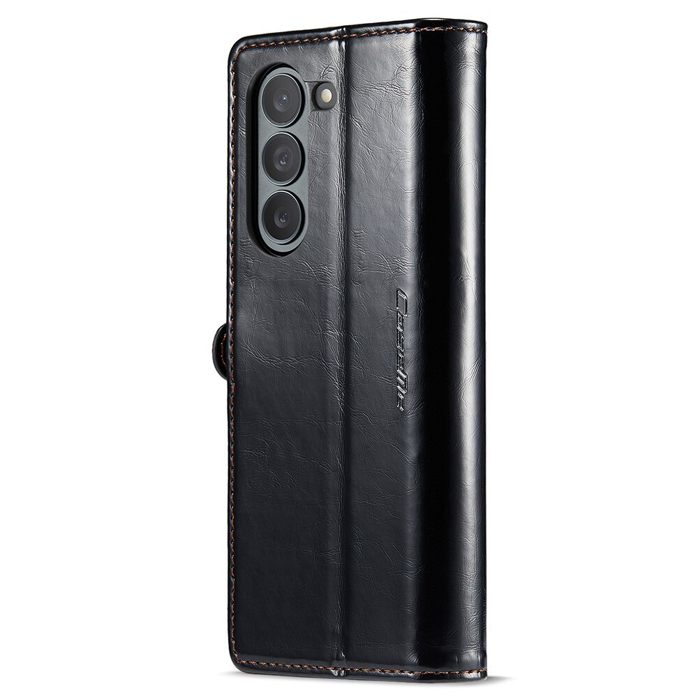 Custodia in pelle Samsung Galaxy Z Fold 5 nero