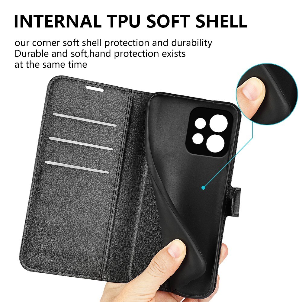 Cover portafoglio Motorola Edge 40 Pro Nero