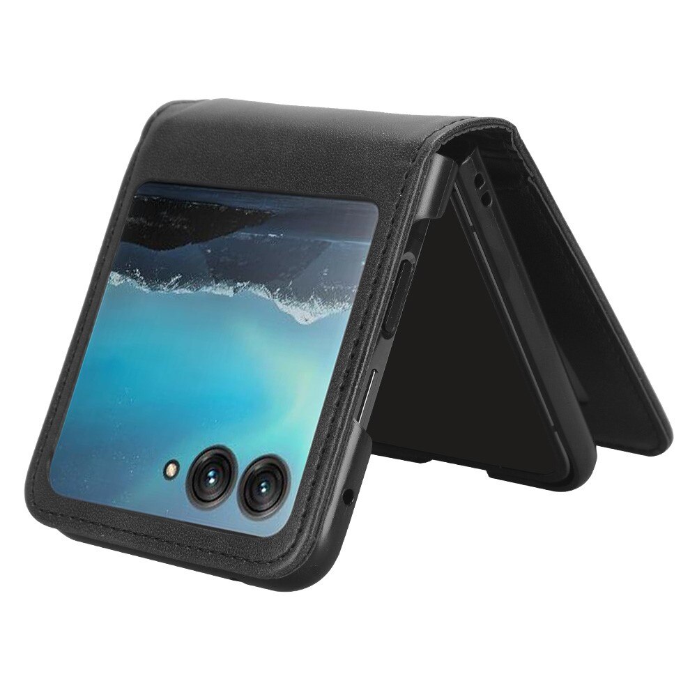 Cover portafoglio Motorola Razr 40 Ultra Nero