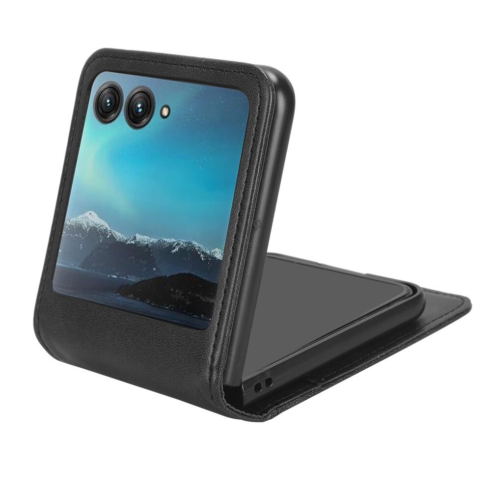 Cover portafoglio Motorola Razr 40 Ultra Nero
