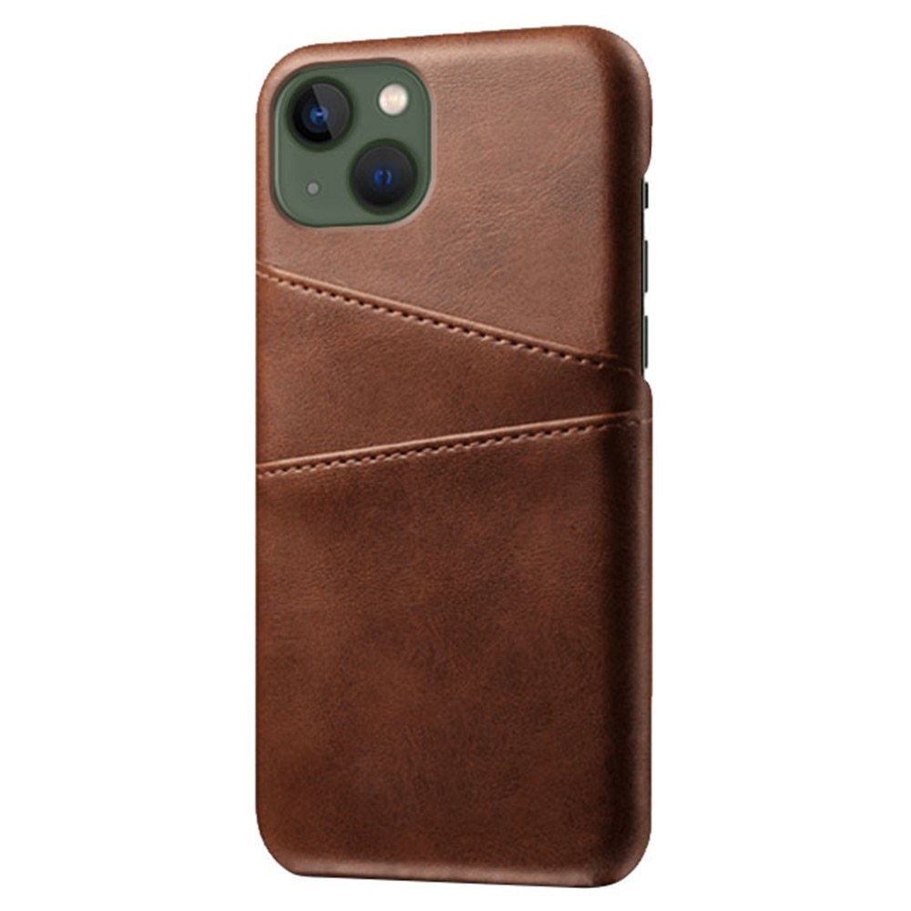 Cover Card Slots iPhone 15 Marrone