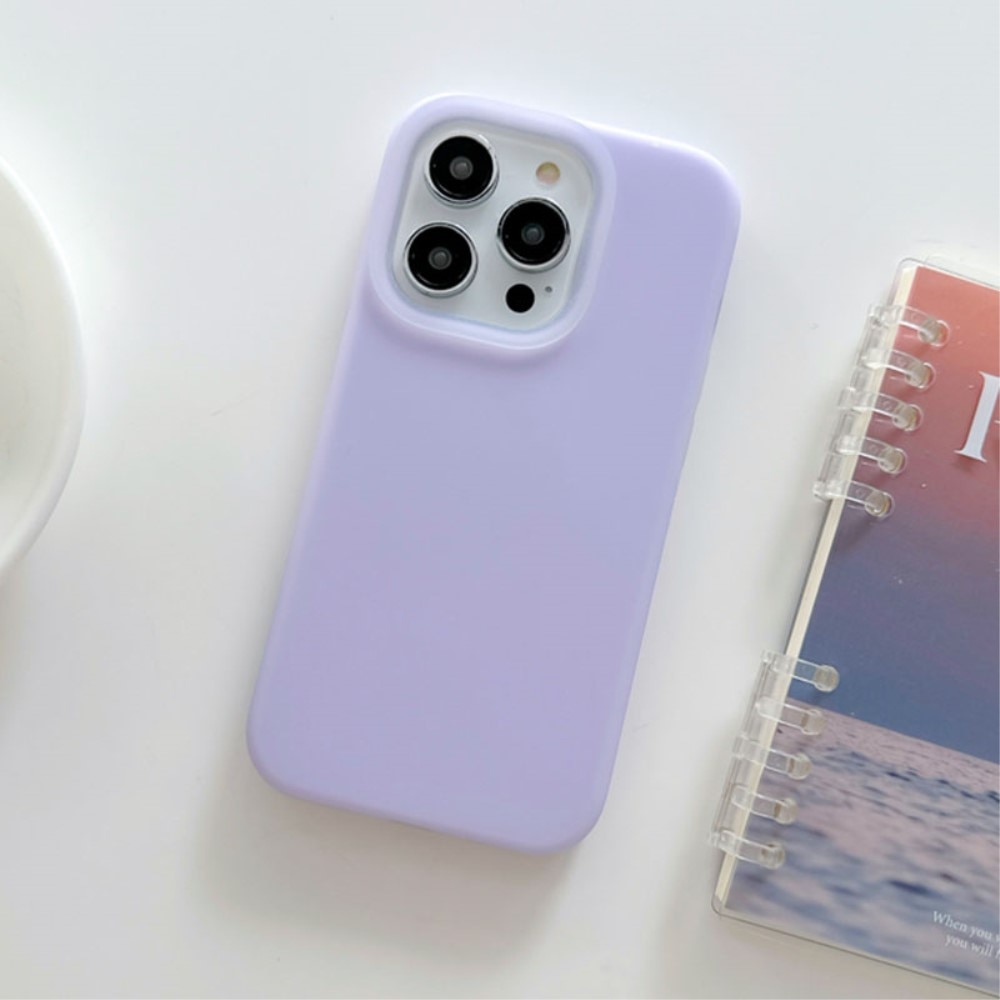 Cover in silicone Jelly iPhone 15 Pro Max viola