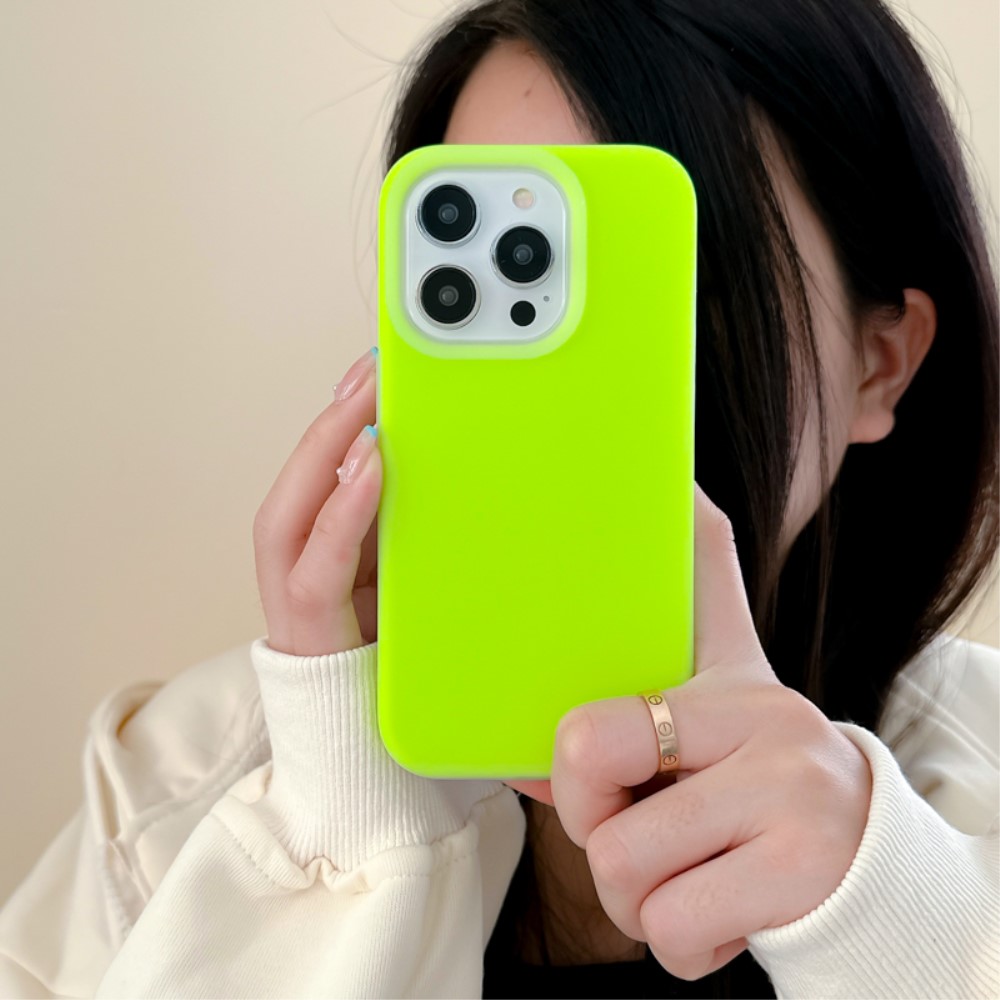 Cover in silicone Jelly iPhone 15 Pro verde