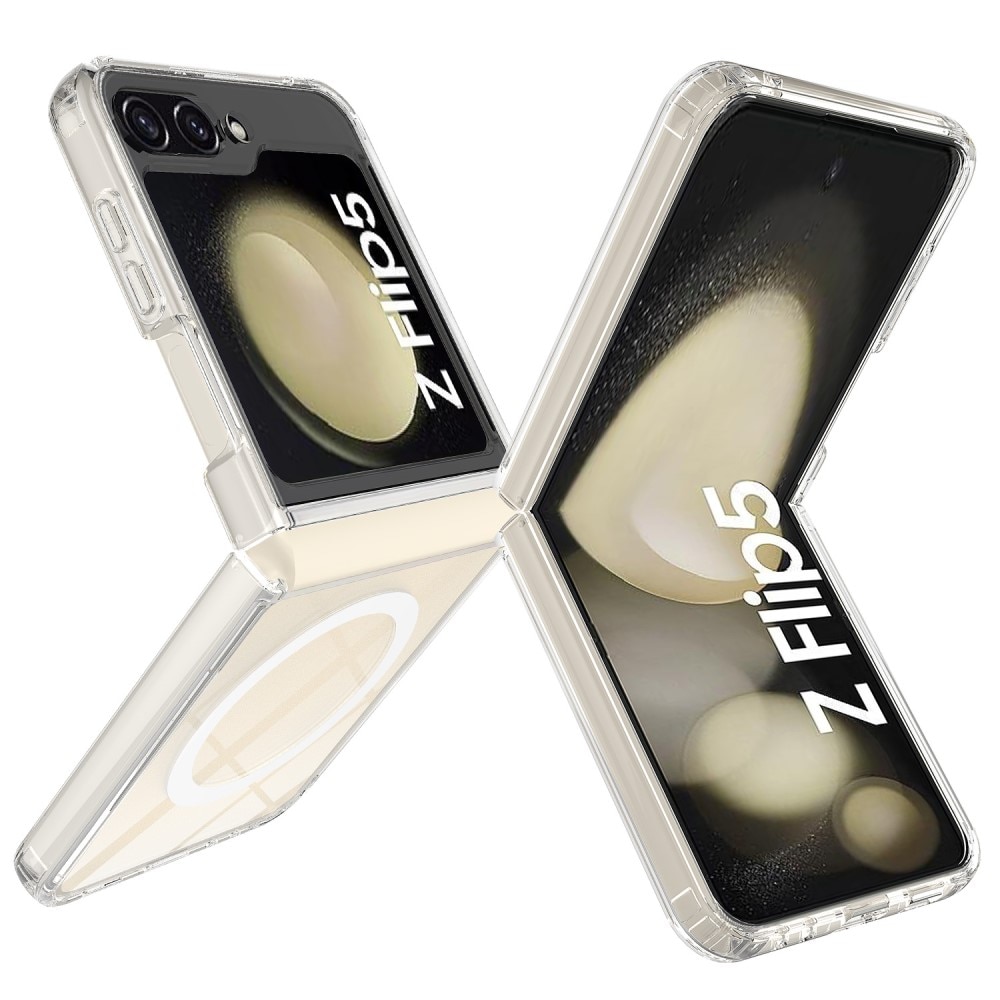 Cover ibride con MagSafe Samsung Galaxy Z Flip 5 trasparente