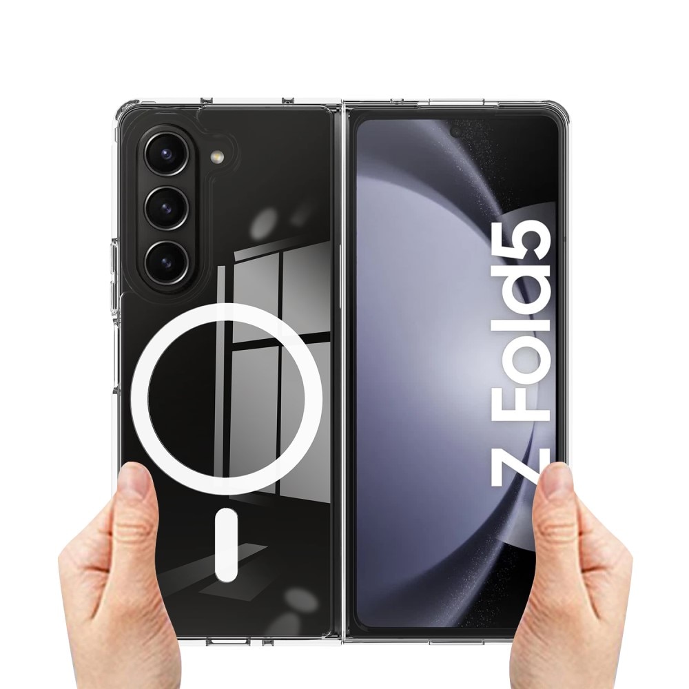 Cover ibride con MagSafe Samsung Galaxy Z Fold 5 trasparente