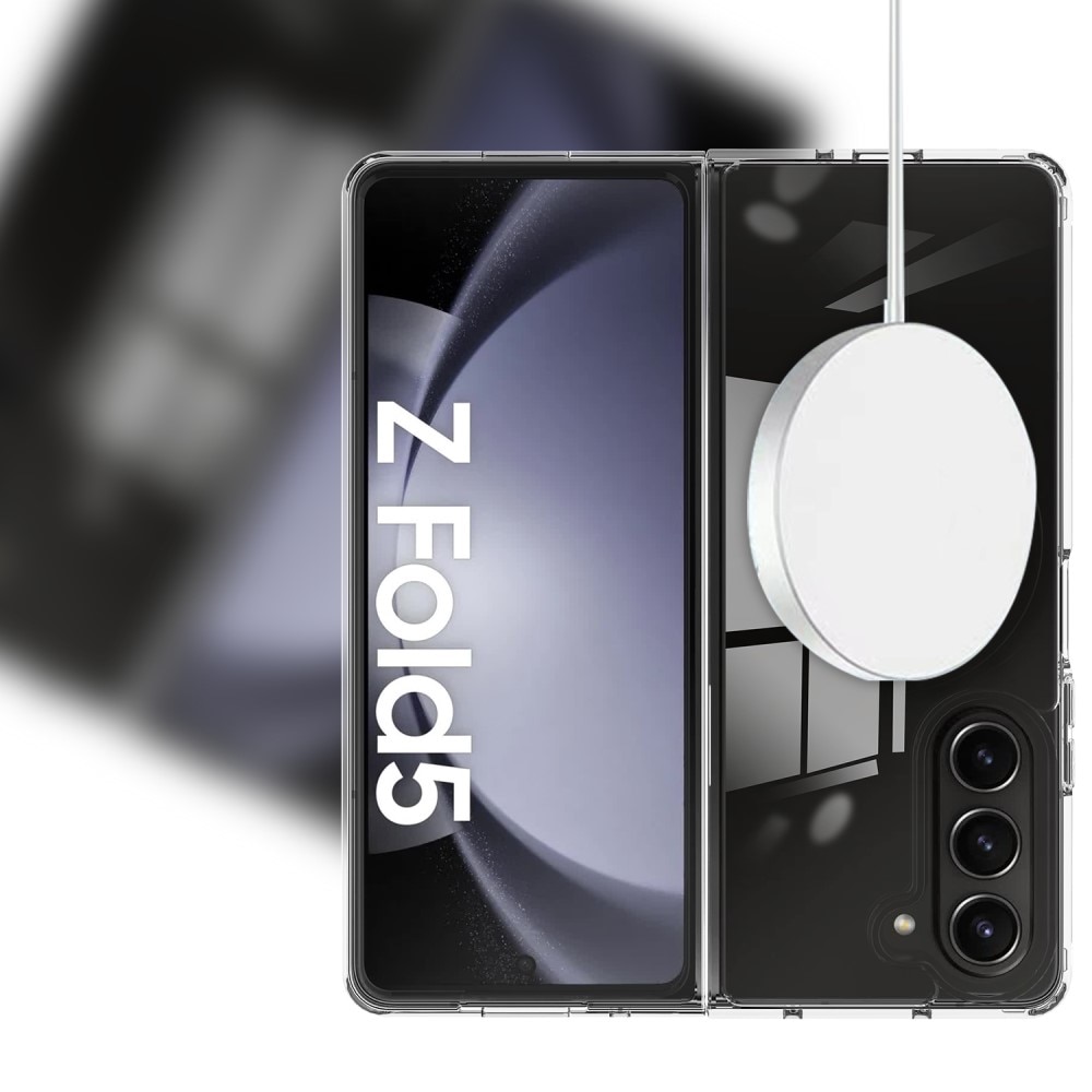 Cover ibride con MagSafe Samsung Galaxy Z Fold 5 trasparente