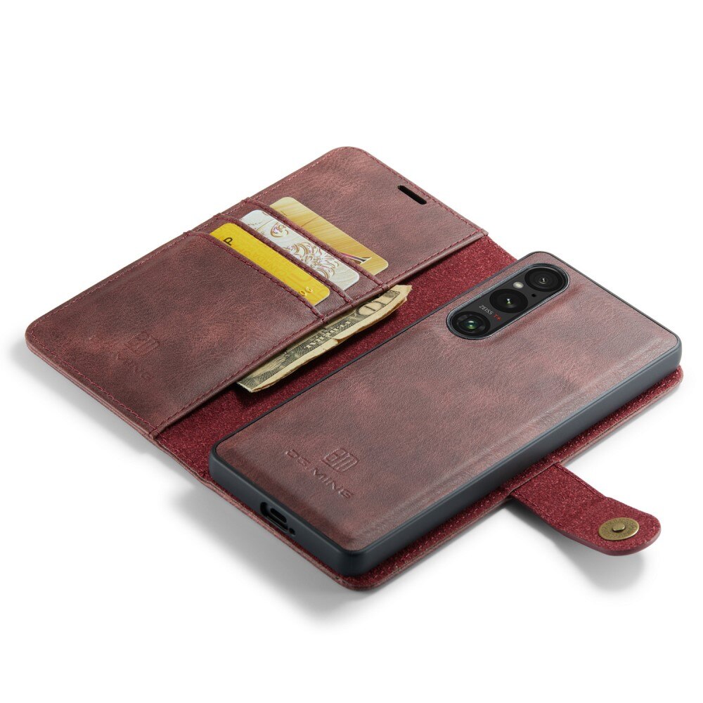 Cover portafoglio Magnet Wallet Sony Xperia 1 V Rosso