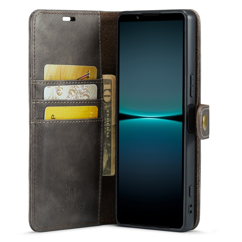 Cover portafoglio Magnet Wallet Sony Xperia 1 V Brown