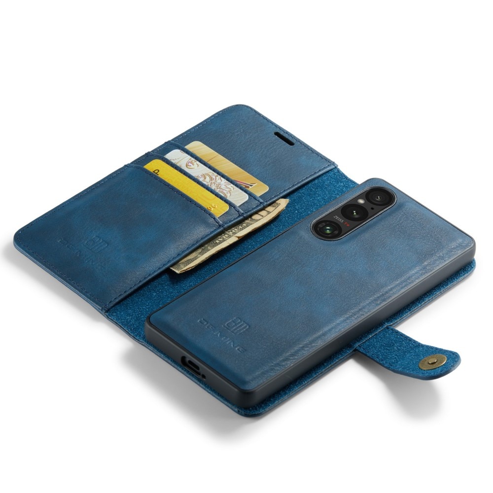 Cover portafoglio Magnet Wallet Sony Xperia 1 V Blue