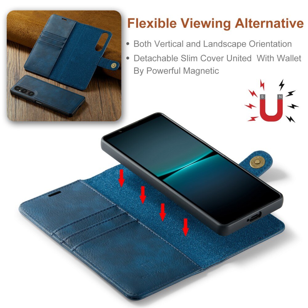 Cover portafoglio Magnet Wallet Sony Xperia 1 V Blue