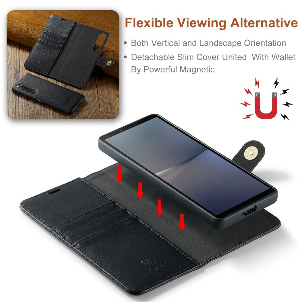 Cover portafoglio Magnet Wallet Sony Xperia 10 V Black