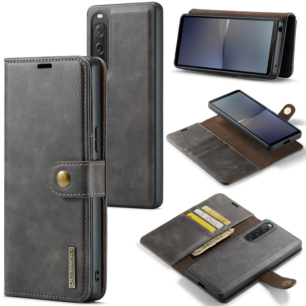 Cover portafoglio Magnet Wallet Sony Xperia 10 V Brown