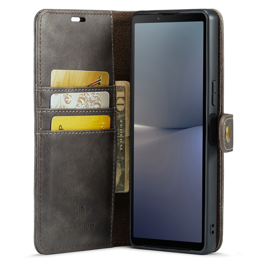 Cover portafoglio Magnet Wallet Sony Xperia 10 V Brown