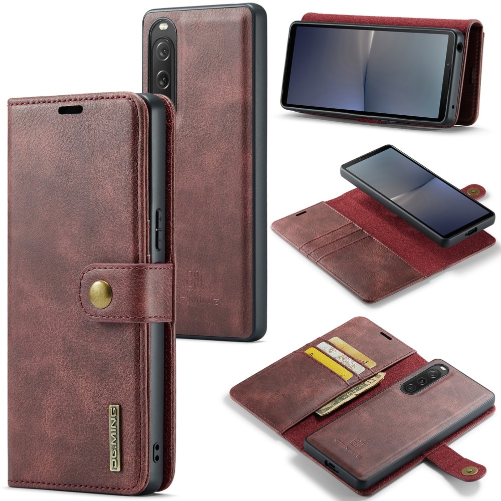 Cover portafoglio Magnet Wallet Sony Xperia 10 V Red