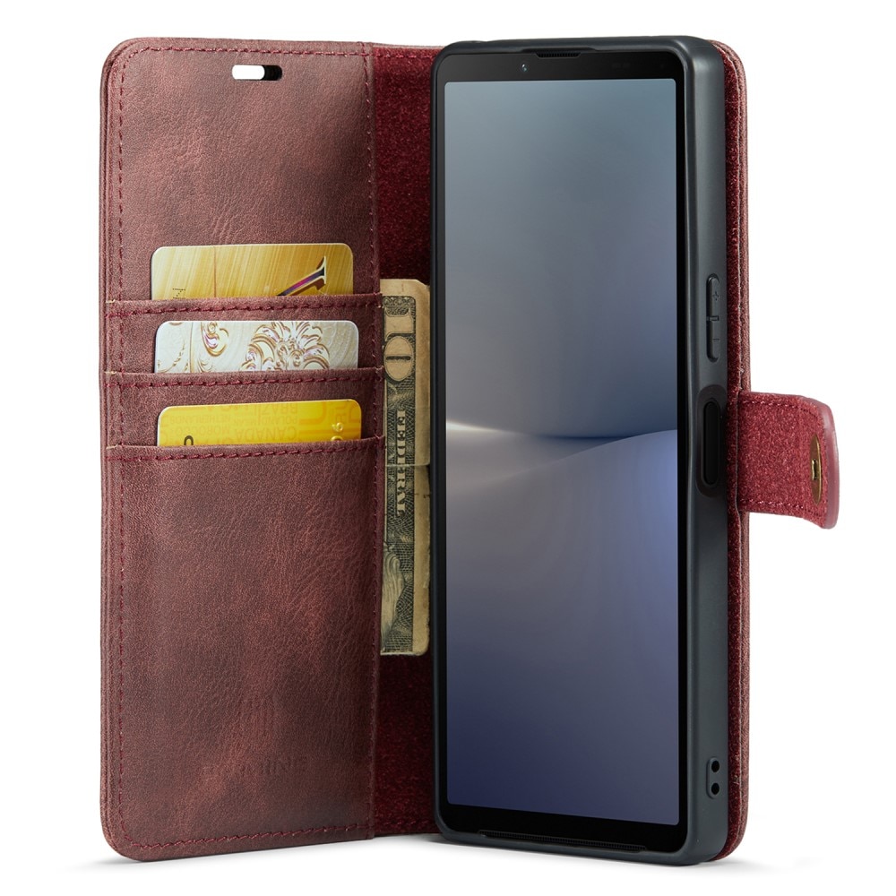 Cover portafoglio Magnet Wallet Sony Xperia 10 V Red