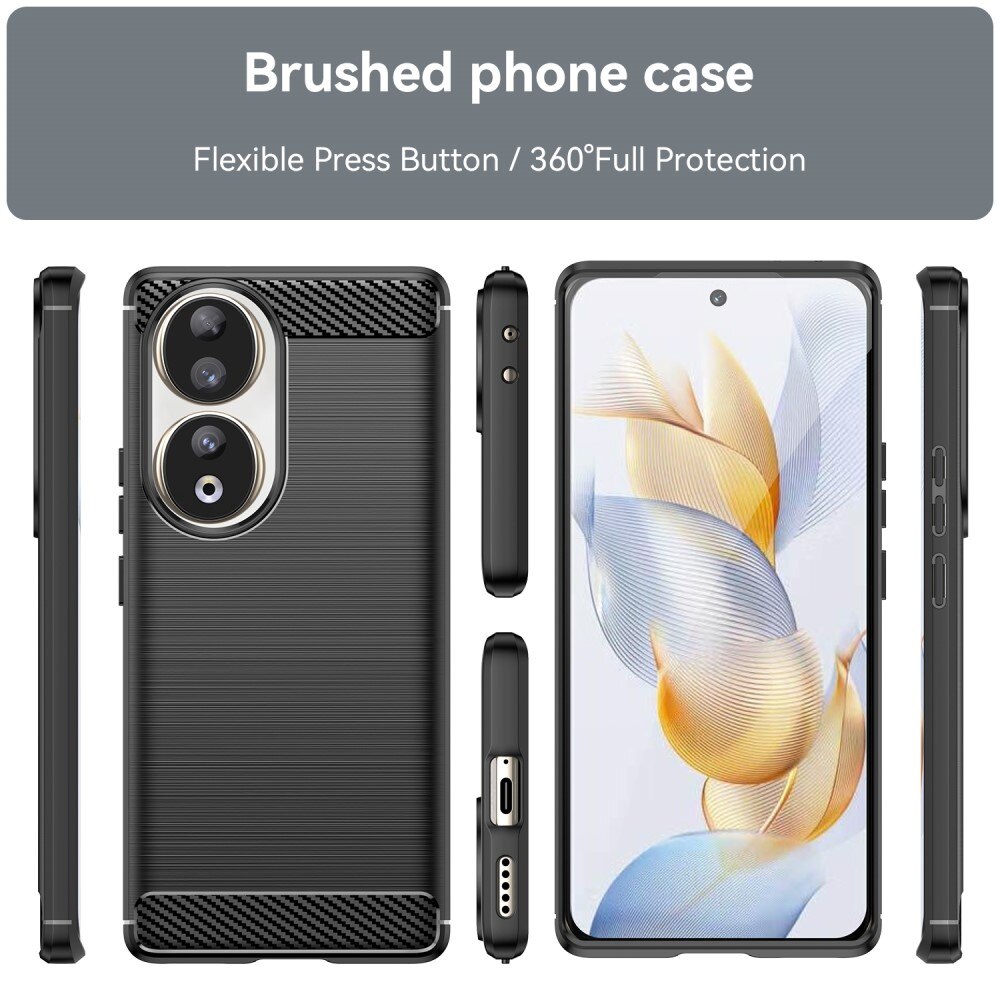 Cover TPU Brushed Honor 90 Black