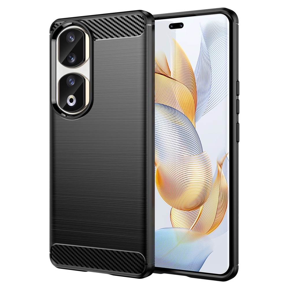 Cover TPU Brushed  Honor 90 Pro Nero