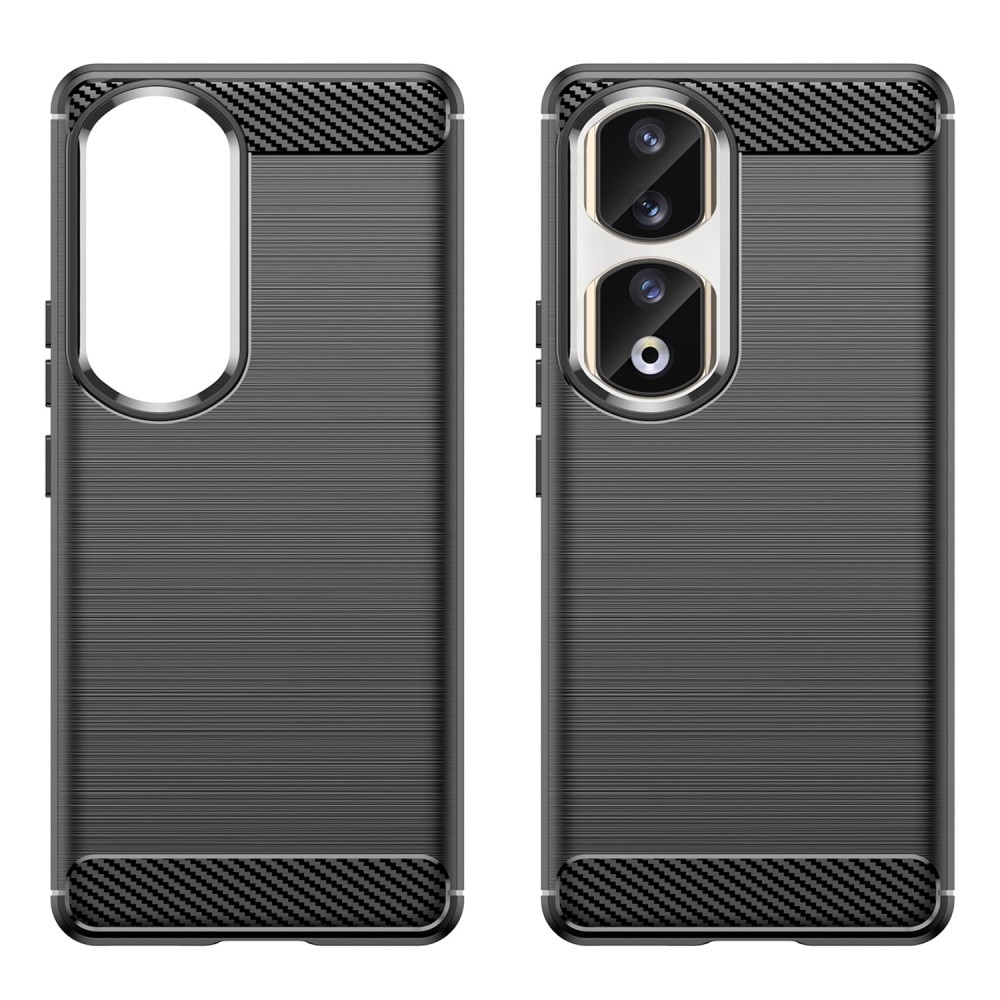 Cover TPU Brushed  Honor 90 Pro Nero