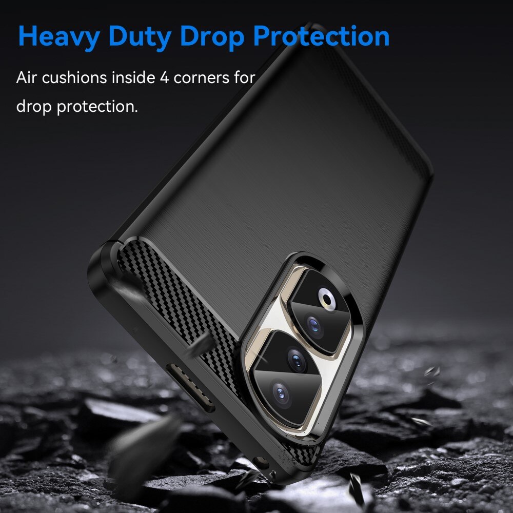 Cover TPU Brushed  Honor 90 Pro Nero