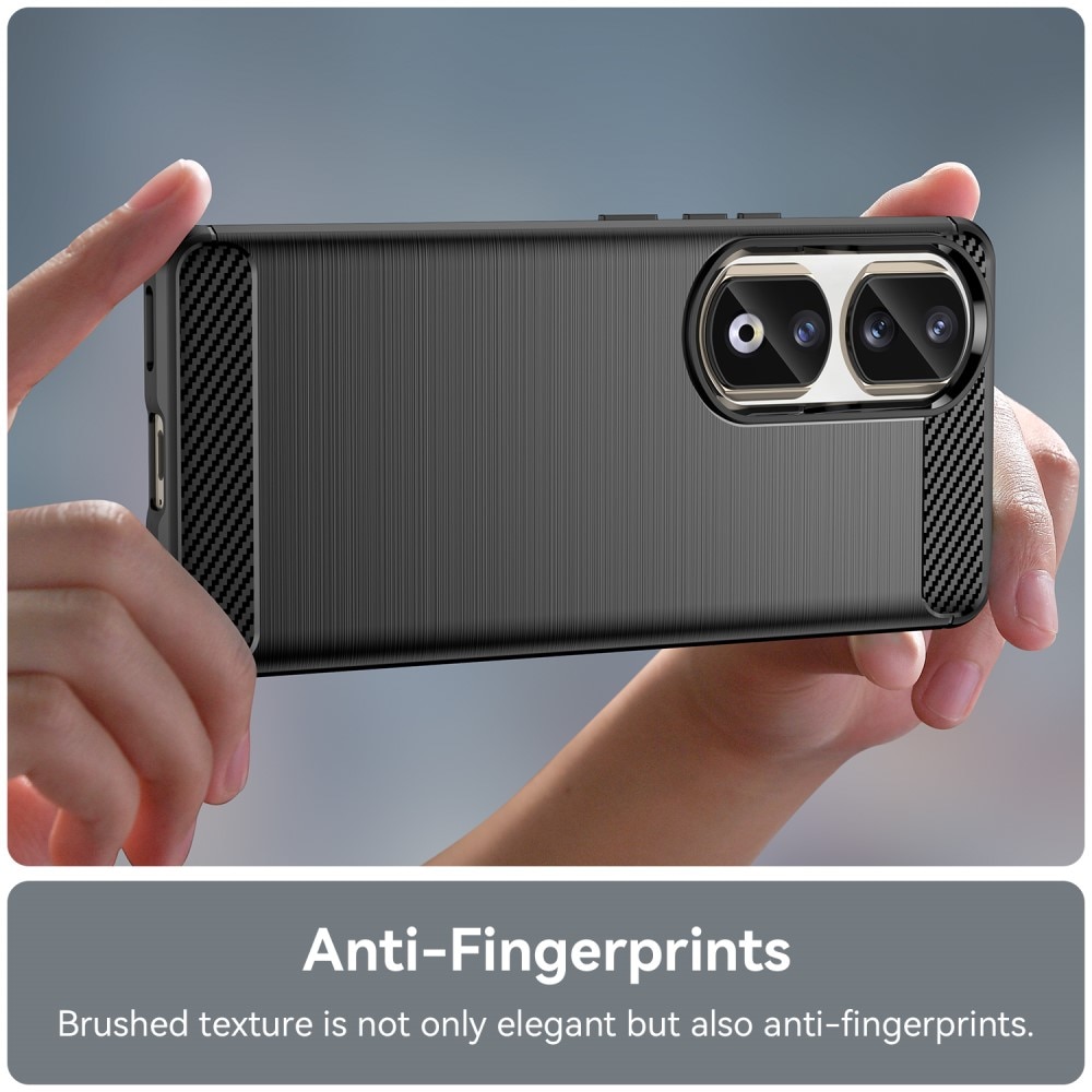 Cover TPU Brushed  Honor 90 Pro Nero