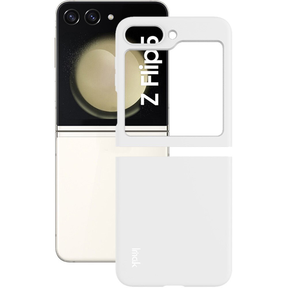 Custodia rigida Samsung Galaxy Z Flip 5, bianco