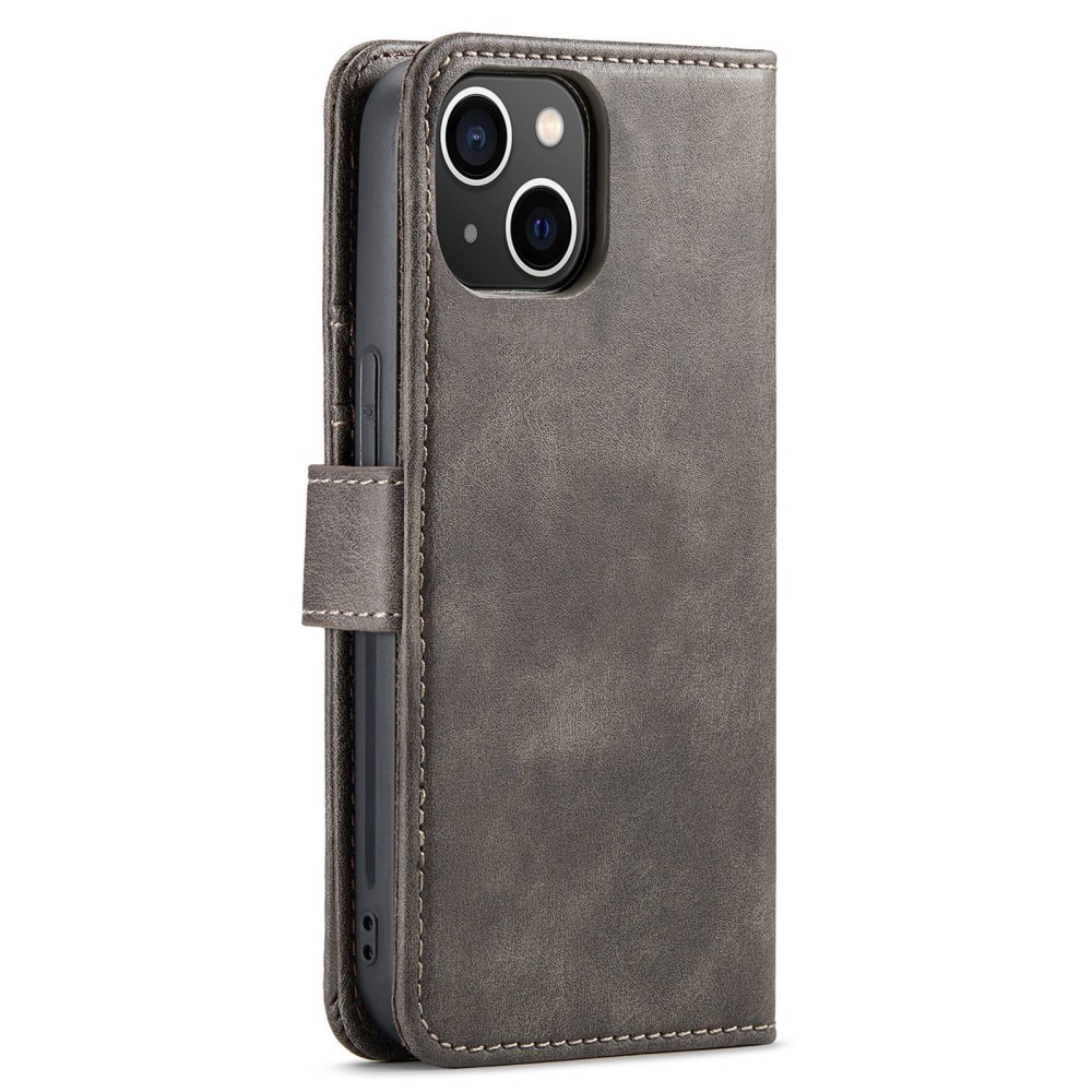 Cover portafoglio Magnet Wallet iPhone 15 Plus Brown