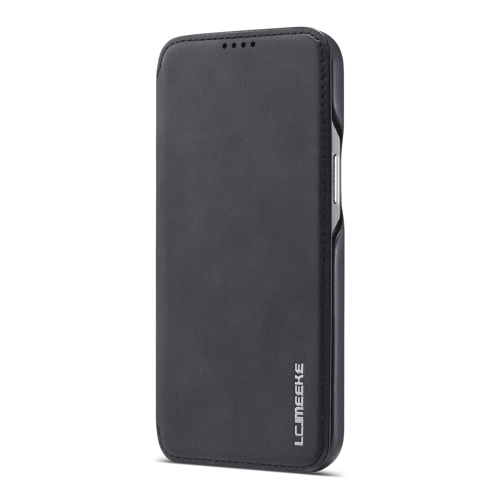 Custodie a portafoglio sottili iPhone 15 Plus nero