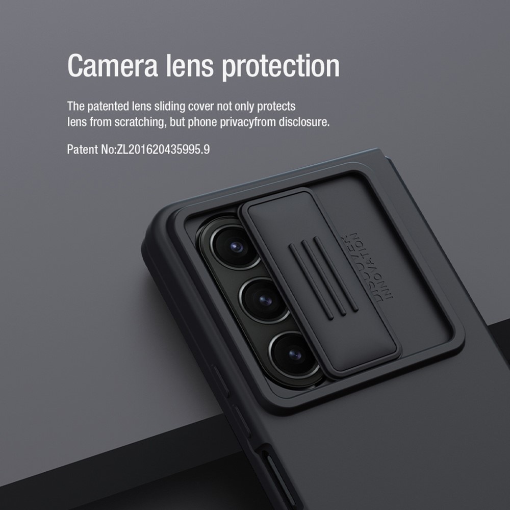 Cover Soft CamShield Samsung Galaxy Z Fold 5 nero