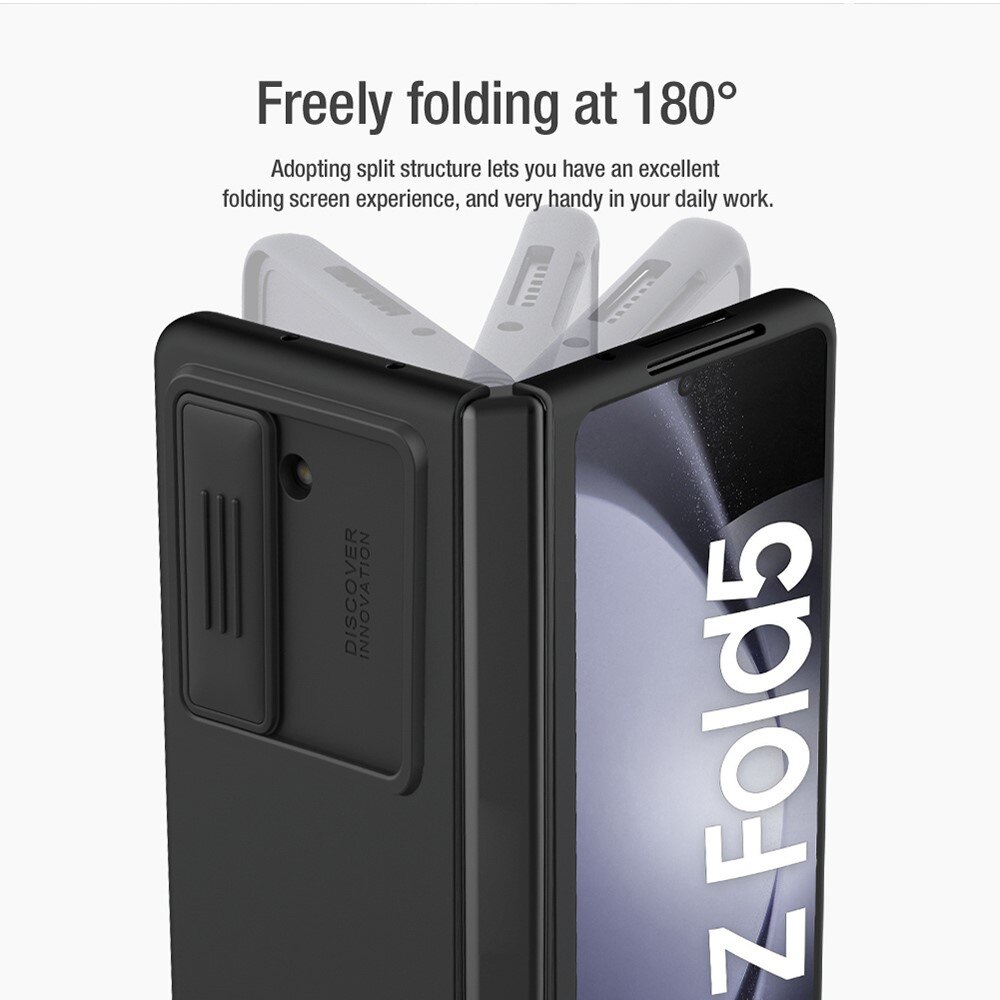 Cover Soft CamShield Samsung Galaxy Z Fold 5 nero