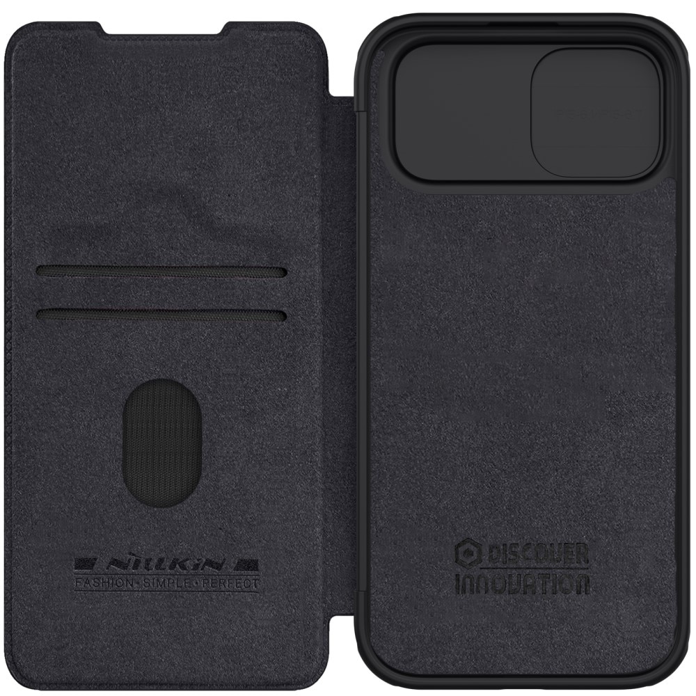 Cover Qin Pro CamShield iPhone 15 Black