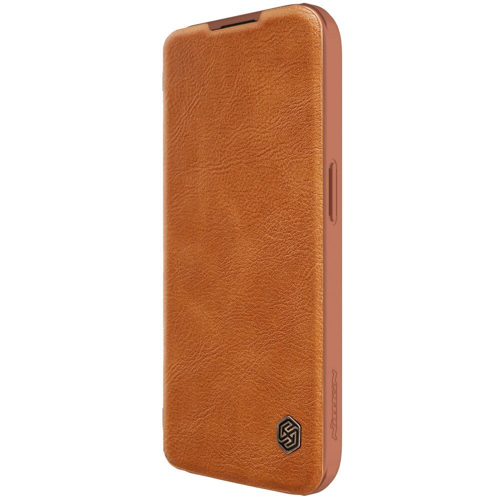 Cover Qin Pro CamShield iPhone 15 Pro Max Brown